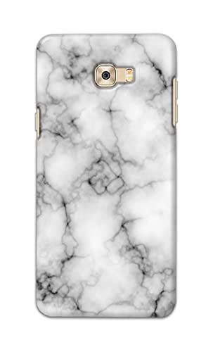 Image of Light White Marble Texture Natural Pattern Hard Back Case Cover for Samsung Galaxy C7 Pro Back Cover -(J5) VNS2230