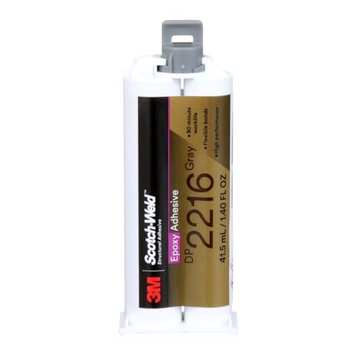 3M Scotch-Weld Epoxy Adhesive DP2216, Gray, 41.5 mL Duo-Pak, 12 ea/Case