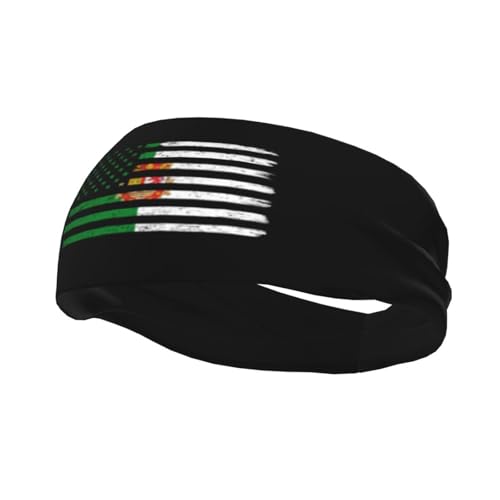 US and Flag of Fuerteventura Headbands Women Wicking