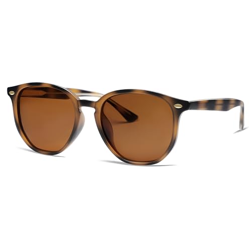 VANLINKER Hexagonal Trendy Polarized Sunglasses for women VL9696