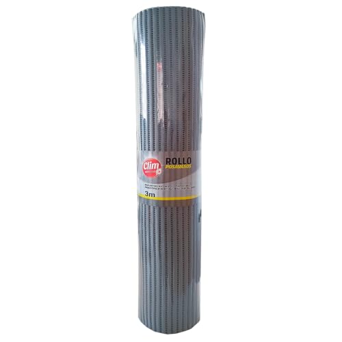 Clim Profesional Escurridor Posavasos Rollo de 3 Metros, Tratamiento Antibacterias y Color Gris para Hostelería, Restauración o Cocinas Domésticas.