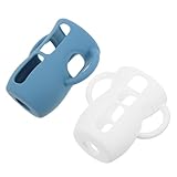 MUSISALY 2 Stück Silikon Flaschengriffe für Babyflaschen mit Griff Bruchsichere Silikonhüllen Kompatibel mit Avent Flaschen Leicht Langlebig und Flexibel für Neugeborene und Reisen