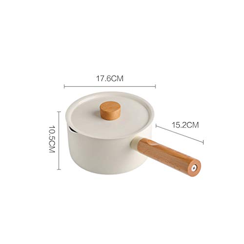 Poêle de friture antiadhésive à induction avec manche en silicone isolant