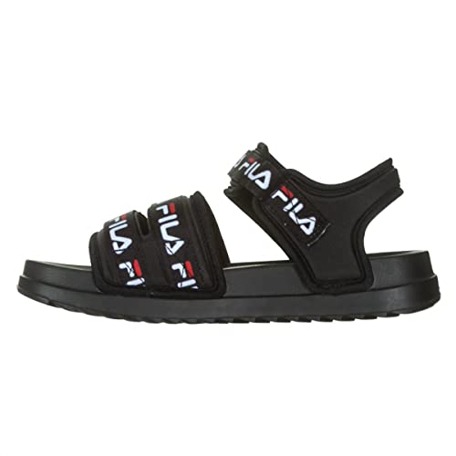 Sandália Drifter Trail, Fila, Feminino, Preto/Branco/Vermelho, 35