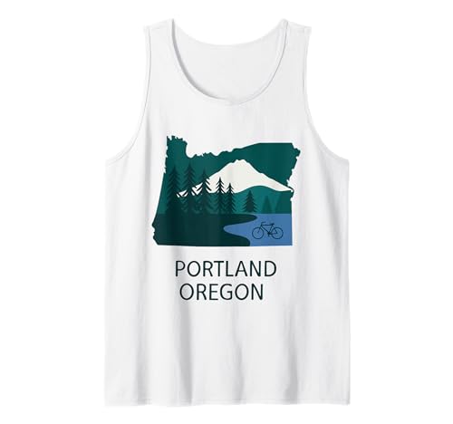 31uOPI2Kx9L._SL500_ Portland Oregon Forest Adventure Souvenir Tank Top