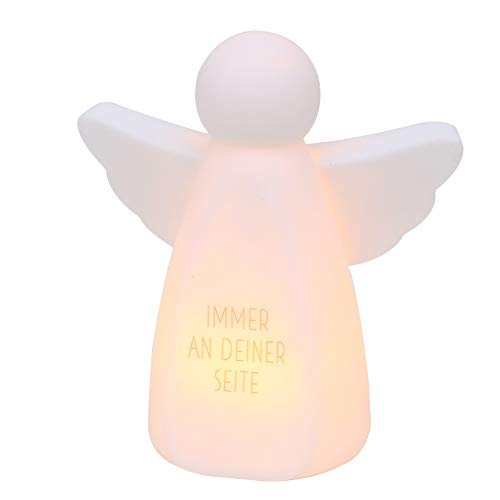 Dekohelden24 LED Nachtlicht Engel mit Timer, Immer an deiner Seite, L/B/H: 11,3 x 5,5 x 12,2 cm, 6236510 Cover