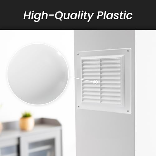 Repa Market 300 x 130 mm (Outer Size) White Plastic Return Air Vent Cover for Wall, Ceiling, Door - Rectangular Return Air Grille - HVAC Vent Cover - AC Exhaust, Intake Soffit Ceiling Register by Repa Market - Image 3