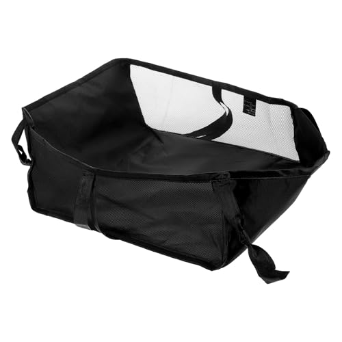 Yarnow Cesta Inferior Para Cochecito Con Malla Transpirable Organizador Colgante Multifunción Para Carrito Carrito De Compras Bolsa Portátil Para Pañales Juguetes Y Botellas Compatible