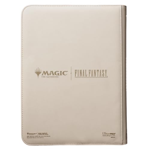 Image of Ultra PRO - Final Fantasy x Universes Beyond Cloud, Ex-SOLDIER 9-Pocket Premium Zippered PRO-Binder for Magic: The Gathering | TCG Card Collector Album, MTG Binder, Final Fantasy Card Binder