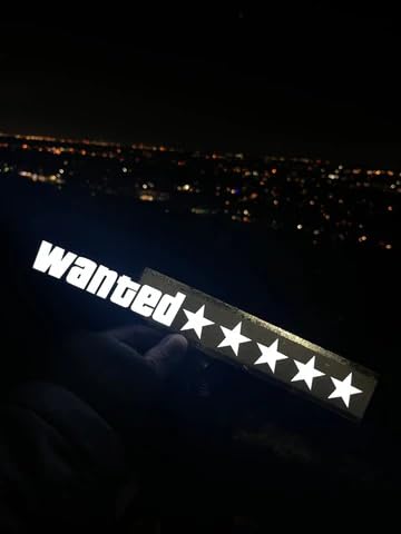 GTA Wanted 5 Stars LED Car Glow Panel Light for Car GTA : Amazon