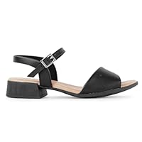 Sandália Usaflex Casual Glam Feminina (Preto/Preto, BR, Adulto, Numérico, 39)