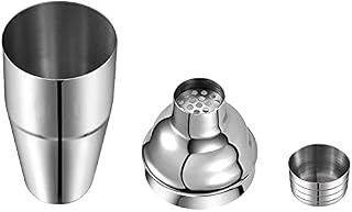 25 Ounce Cocktail Shakers Set Bartender Kit Martini Shaker Cup Bar Set Drink Shaker,Professional Stainless Steel Bar Tools,Built-in Bartender Strainer,Margarita Mix for Home Bars Parties