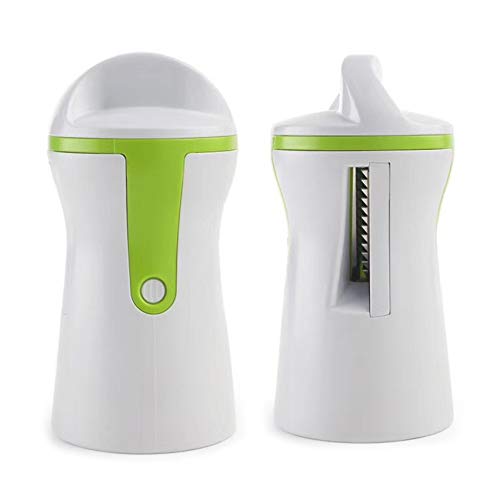 Cortador de verduras en espiral 3 en 1, cortador en espiral, utensilio de cocina para frutas, acero inoxidable, fácil de operar, herramienta útil para uso diario