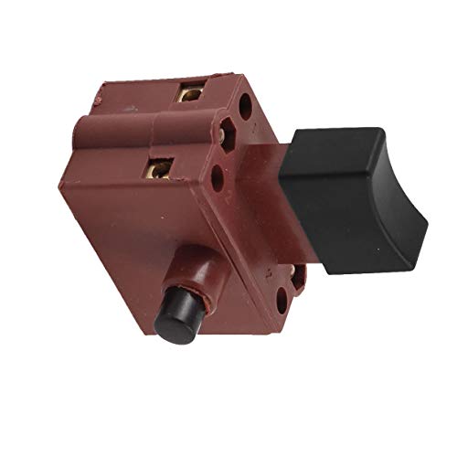 Aexit AC 250V/10A Industrial Switches 125V/20A DPDT Momentary Trigger Electric Pushbutton Switches Tool Switch