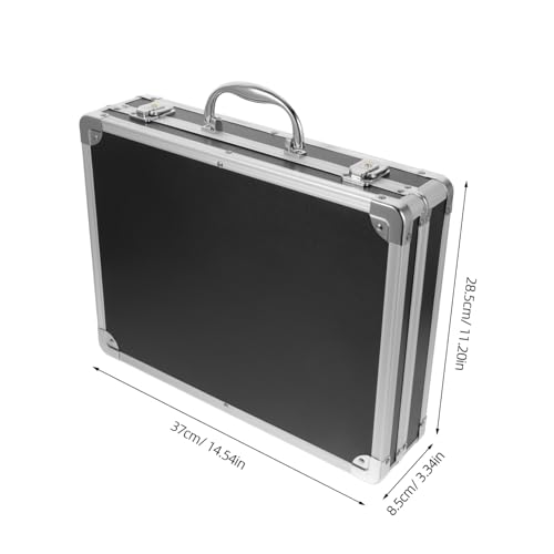 Aluminum Alloy Tool Box Portable Multi-functional Briefcase for Tools and Accessories Shockproof Storage Container for Professionals and Enthusiasts and Stylish Design2