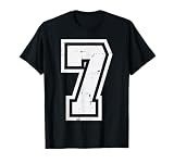 Number 7 Costume Halloween 67 Meme Men Women Kids Youth Teen T-Shirt