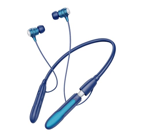 Image of Original for Boat Nirvana 700 ANC Wireless Neckband Earphones, 30dB Active Noise Cancellation, 700H Playtime, Magnetic On /Off, Spatial Audio, AI ENx Mic, Fast Charging (Navy Blue)