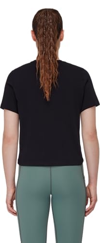 Camiseta Mammut Massone para mujer con parche de corte corto 3