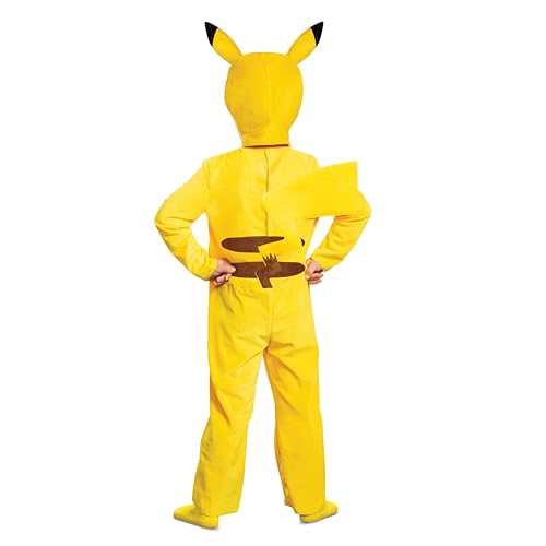 Disguise Pokemon Pikachu Costume Child Pikachu Cosplay Outfit & Headpiece Kids Pokemon Cosplay