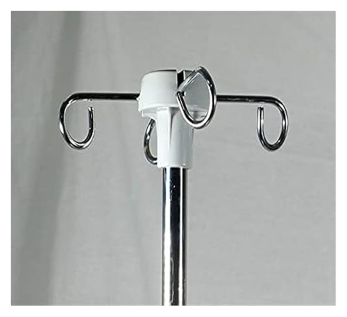 Poteau IV de qualité médicale supérieure télescopique avec base mobile robuste