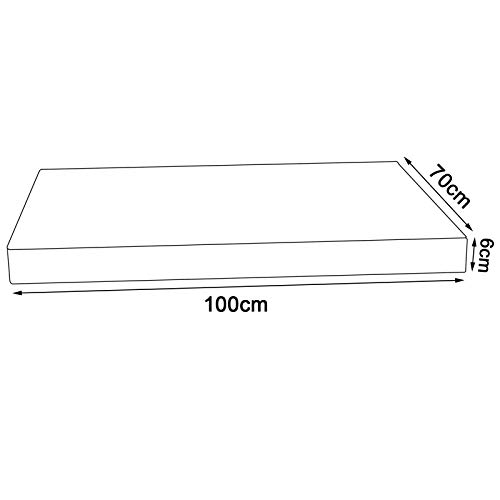 lionto Hundematte orthopädisch mit Memory-Schaumstoff, gelenkschonendes Hundekissen aus pflegeleichtem Lederimitat, 100x70 cm, Gesteppte Liegematte mit abnehmbaren Bezug und Anti-Rutsch-Belag, grau
