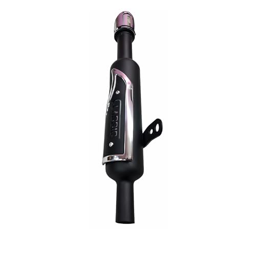 Image of RJVON - Prime Quality HK Indori Silencer Compatible with Royal Enfield Reborn classic 350cc (Black)