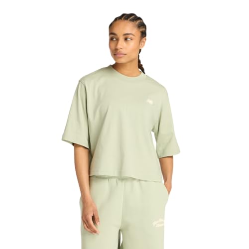 new balance(ニューバランス) WT53526 Linear Heritage リラックスショートスリーブTシャツ (WT53526) レディース