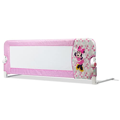 Interbaby, Amazon Disney, Barandilla anticaídas abatible Minnie Mouse para cama infantil, 150cm.