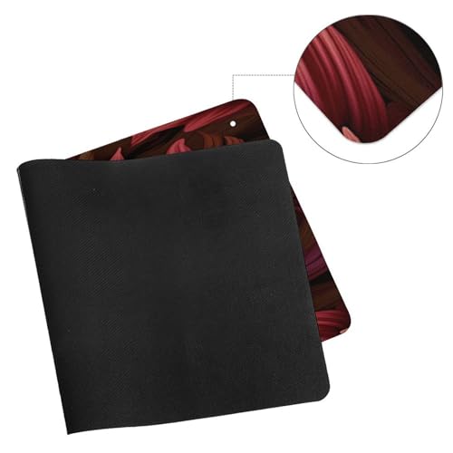 Mouse pad extendido grande VstaDank 30x60 cm rojo vino miniatura 7