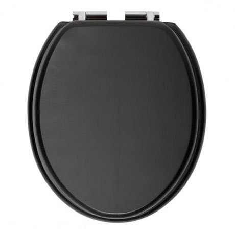 Heritage Black Soft Close Toilet Seat - BLK101SA