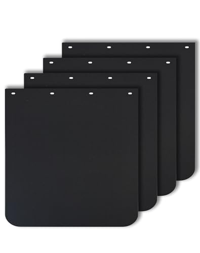 Image of Semi Truck Mud Flaps 24 inchx24 inch, Universal Heavy Duty Polymer MudFlaps for Semi Truck Tractor Trailer (4Pcs)