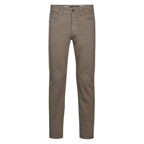 Pantalon en coton Petrol M-3050-DNM009 dusty brown aux finitions soignées