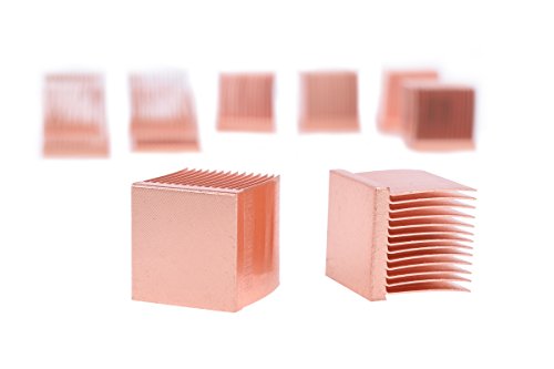 Alphacool GPU RAM Copper Heatsinks, 14 x 14mm, 10-Pack