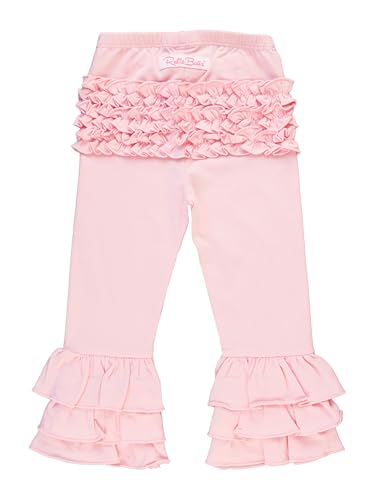 Image of RuffleButts Baby /Toddler Girls Stretchy Flare Pants w /Ruffles