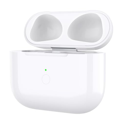 Image of Replacement Charging Case for Airpod 3rd Gen | Lightning Port, 660 mAh Battery, Bluetooth Pairing Sync Button, Charging Case Only for 3 Gen, No Erabuds, Original Design