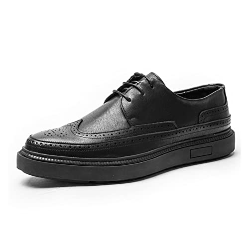 Zapatos de cuero para hombres con diseño Oxford formal y clásico