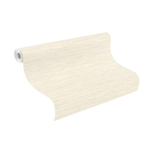 Papier peint intissé blanc Rasch Symphony 866452 pour masquer les défauts des murs
