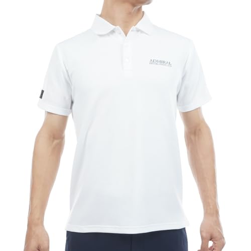 Admiral GOLF(アドミラル ゴルフ) メンズ ゴルフウェア カラタッチ ポロシャツ ホワイト 3Lサイズ ADMA606