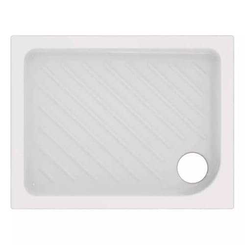 Ceramica Dolomite Receveur de douche rectangulaire en céramique modèle gemme 2, H 7 cm, design antidérapant, 70 x 90 cm Ceramica Dolomite Receveur de douche rectangulaire en céramique modèle gemme 2, H 7 cm, design antidérapant, 70 x 90 cm