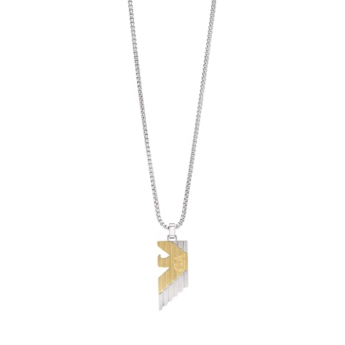 Image of Emporio Armani Stainless Steel Pendant or Chain Necklace for Men