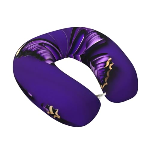 Almohada de viaje poliéster talla única suave miniatura 2