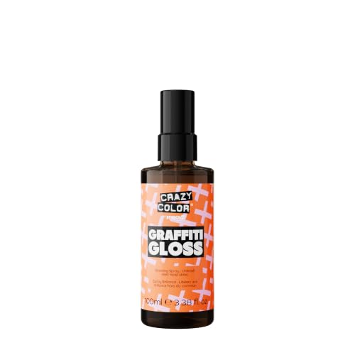 Crazy Color Graffiti Gloss Hair Shine Spray Clear Hair Gloss Finisher 100ml