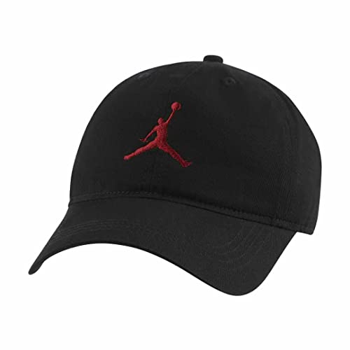 Jordan - Chapeau réglable avec Bord incurvé pour Enfant (Grands Enfants), Noir, Taille 8, Noir, 64