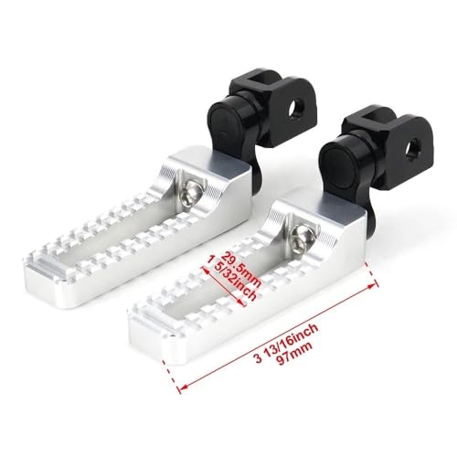 Repose-pied avant réglable pour CBR et CROSSTOURER contre la fatigue