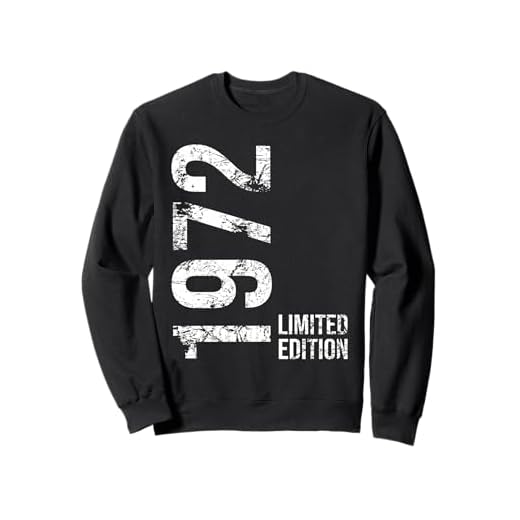 53 cumpleaños hombre mujer 53 años 1972 regalo de cumpleaños Sudadera