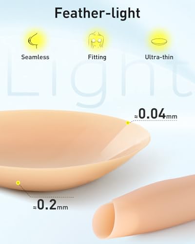 Image of Niidor Adhesive Nipple Covers for Women Sticky Silicone Reusable Pasties Nipple With Travel Case