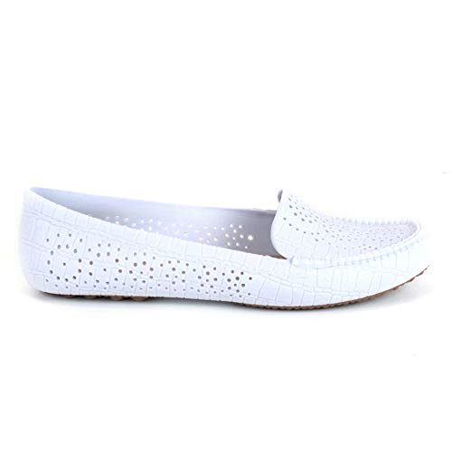 Mocassim EmporioNaka Pvc Candy Colors BRANCO 35