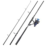 Sougayilang Surf Fishing Rod Combo Mediu...