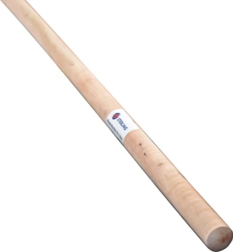 LAVV HOUSEWARES LTD Extra Thick Replacement Wooden Handle for Platform Brooms 120 x 2.85cm (1)