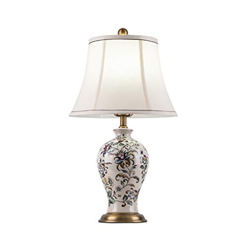 Lampe de chevet céramique au motif dessiné à la main pour un éclairage feutré et chaleureux